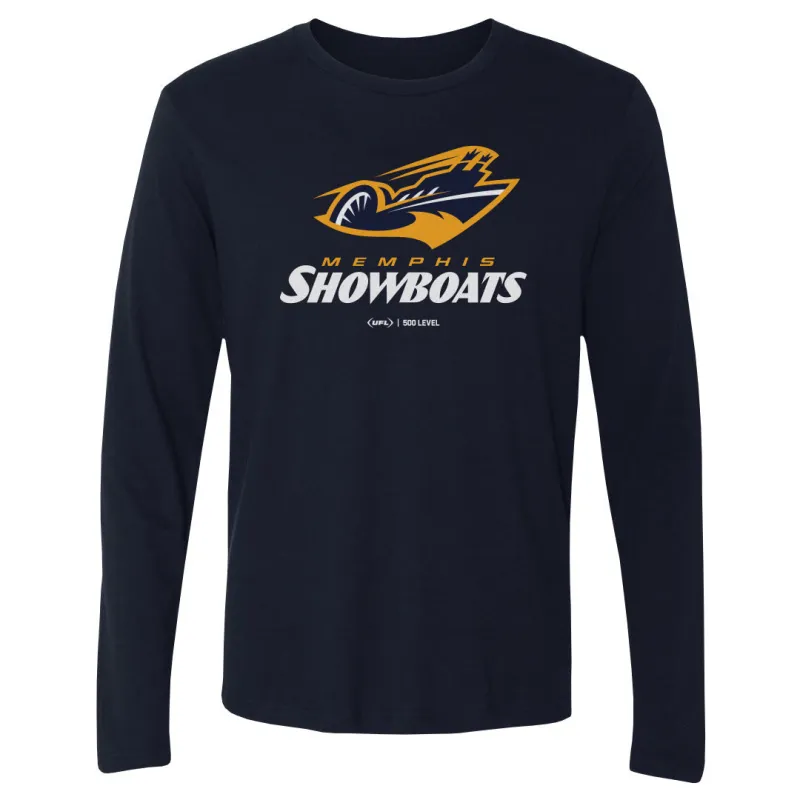 Memphis Showboats Primary Logo WHT sold by 500 Level