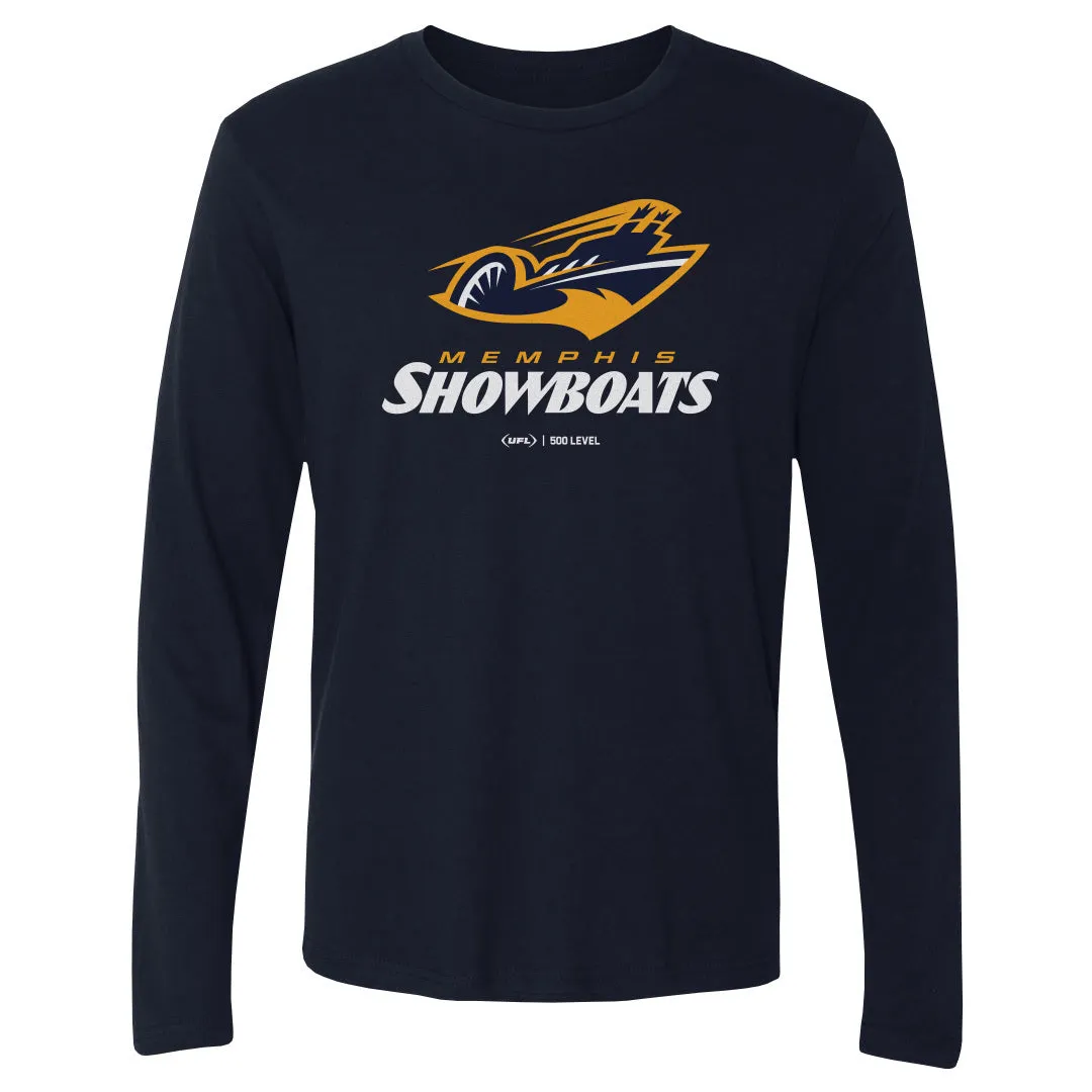 Memphis Showboats Primary Logo WHT sold by 500 Level