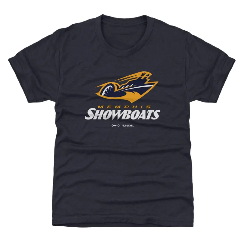 Memphis Showboats Primary Logo WHT sold by 500 Level