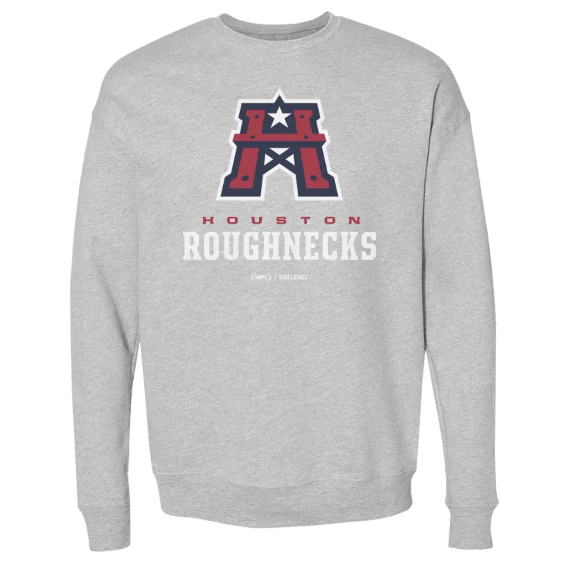 Houston Roughnecks Primary Logo WHT sold by 500 Level