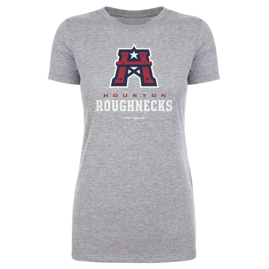 Houston Roughnecks Primary Logo WHT sold by 500 Level