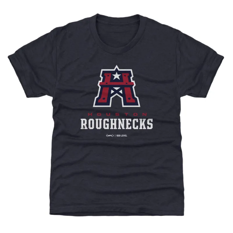 Houston Roughnecks Primary Logo WHT sold by 500 Level