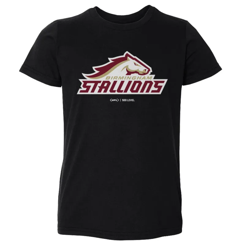 Birmingham Stallions Primary Logo WHT sold by 500 Level