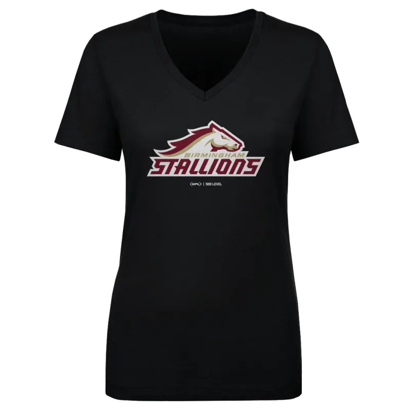 Birmingham Stallions Primary Logo WHT sold by 500 Level