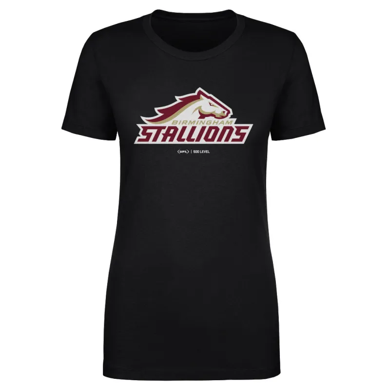 Birmingham Stallions Primary Logo WHT sold by 500 Level