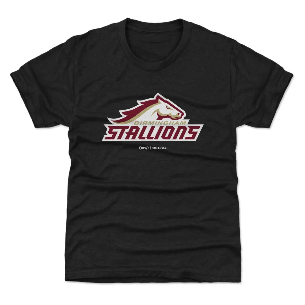 Birmingham Stallions Primary Logo WHT sold by 500 Level