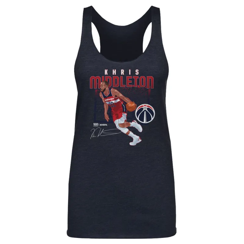 Khris Middleton Washington Wizards Shattered WHT sold by 500 Level