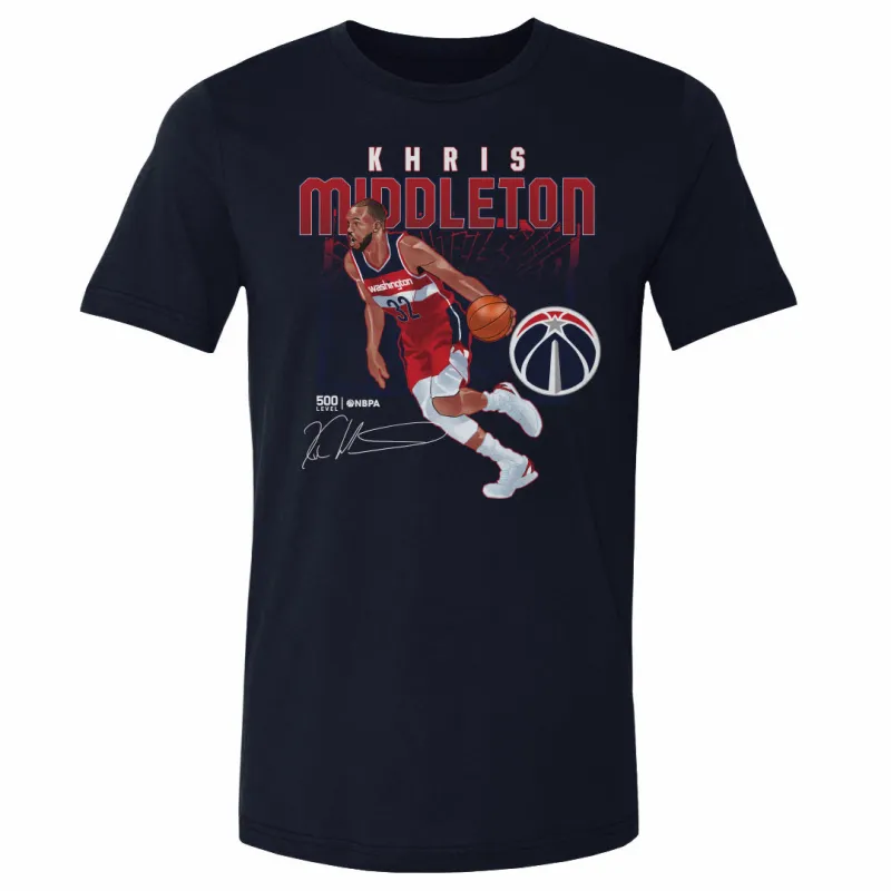 Khris Middleton Washington Wizards Shattered WHT sold by 500 Level