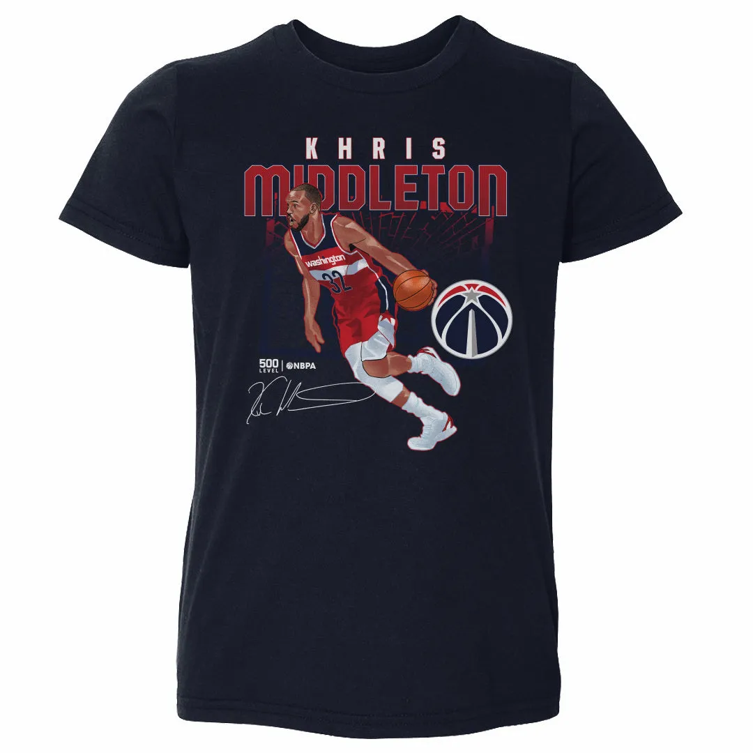 Khris Middleton Washington Wizards Shattered WHT sold by 500 Level