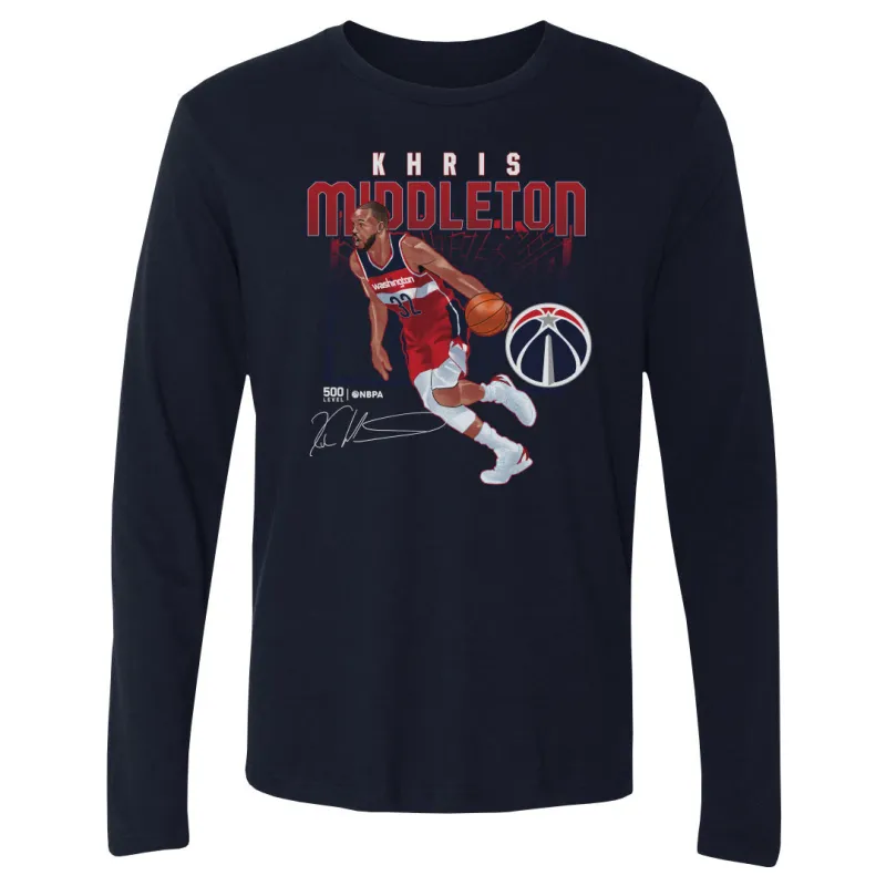 Khris Middleton Washington Wizards Shattered WHT sold by 500 Level