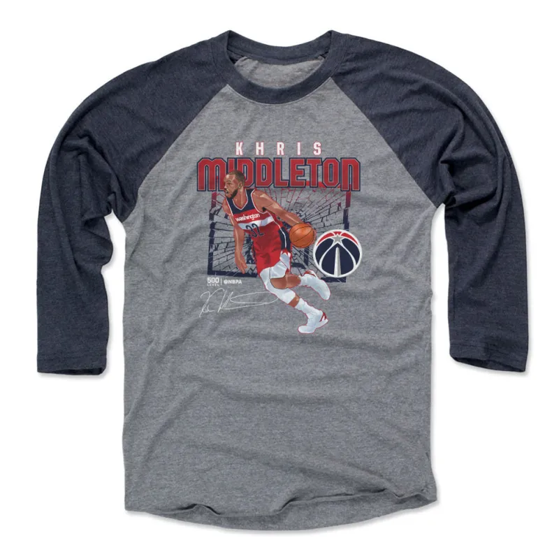 Khris Middleton Washington Wizards Shattered WHT sold by 500 Level