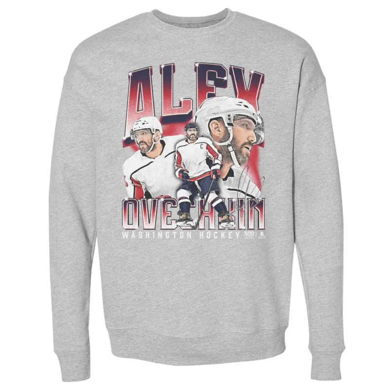 Alex Ovechkin Washington Vintage Collage WHT sold by 500 Level