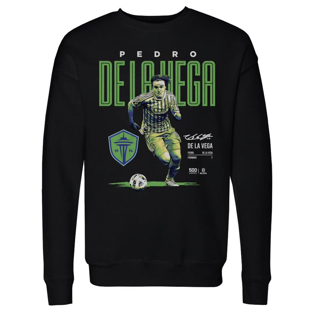 Pedro De La Vega Seattle Sounders FC Bitmap WHT sold by 500 Level