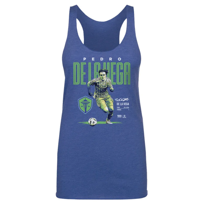 Pedro De La Vega Seattle Sounders FC Bitmap WHT sold by 500 Level