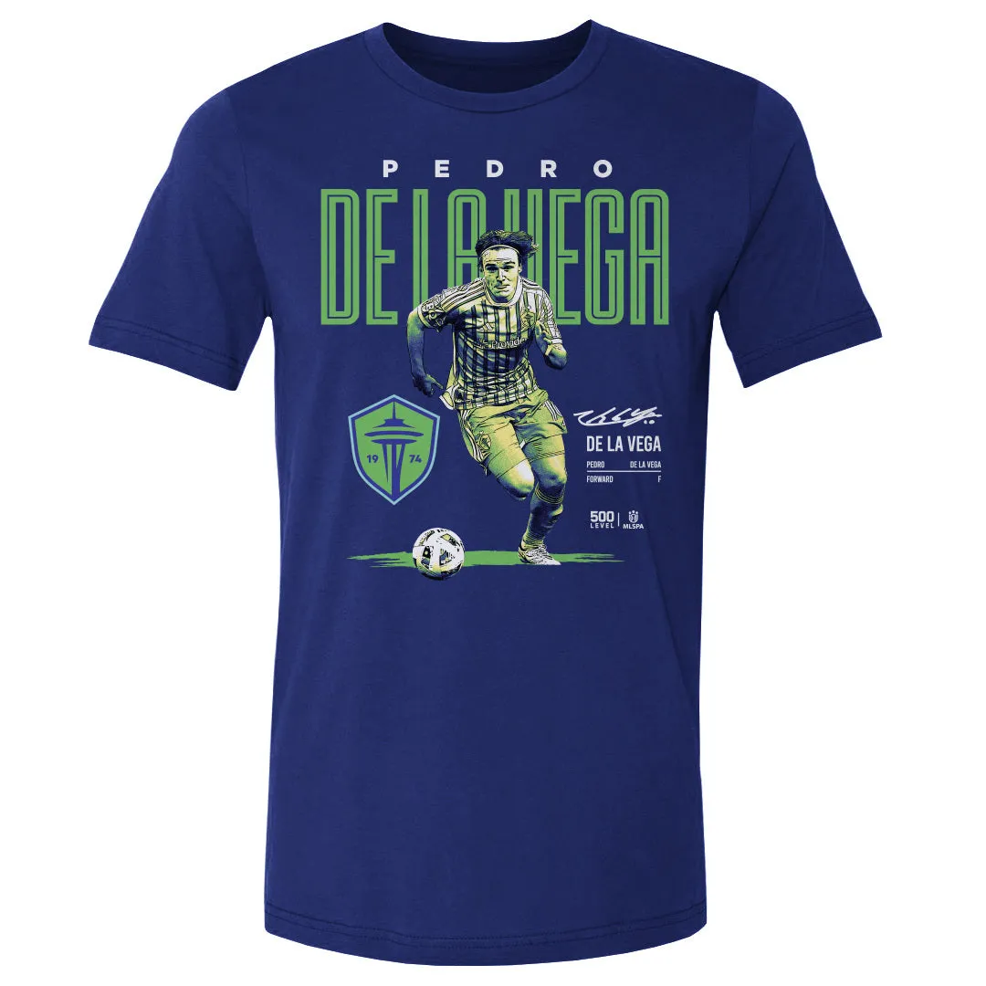 Pedro De La Vega Seattle Sounders FC Bitmap WHT sold by 500 Level