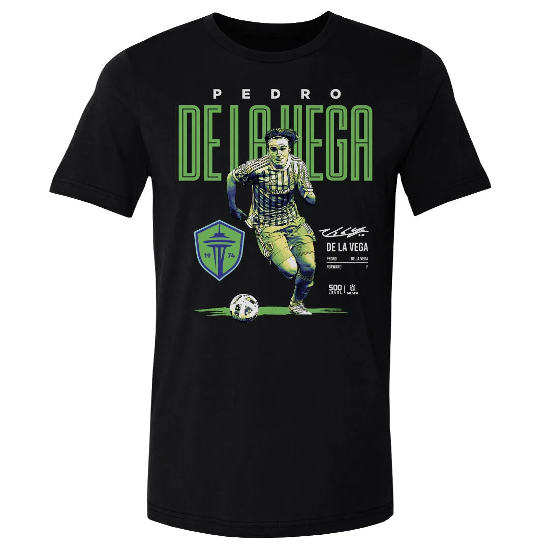 Pedro De La Vega Seattle Sounders FC Bitmap WHT sold by 500 Level product image thumbnail 2