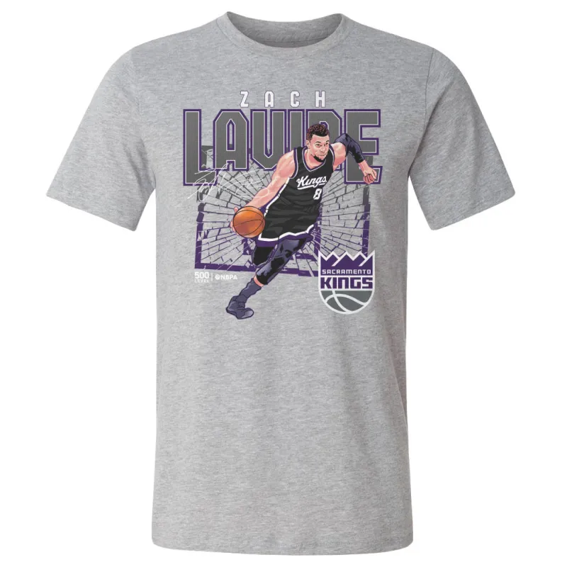 Zach Lavine Sacramento Kings Shattered WHT sold by 500 Level