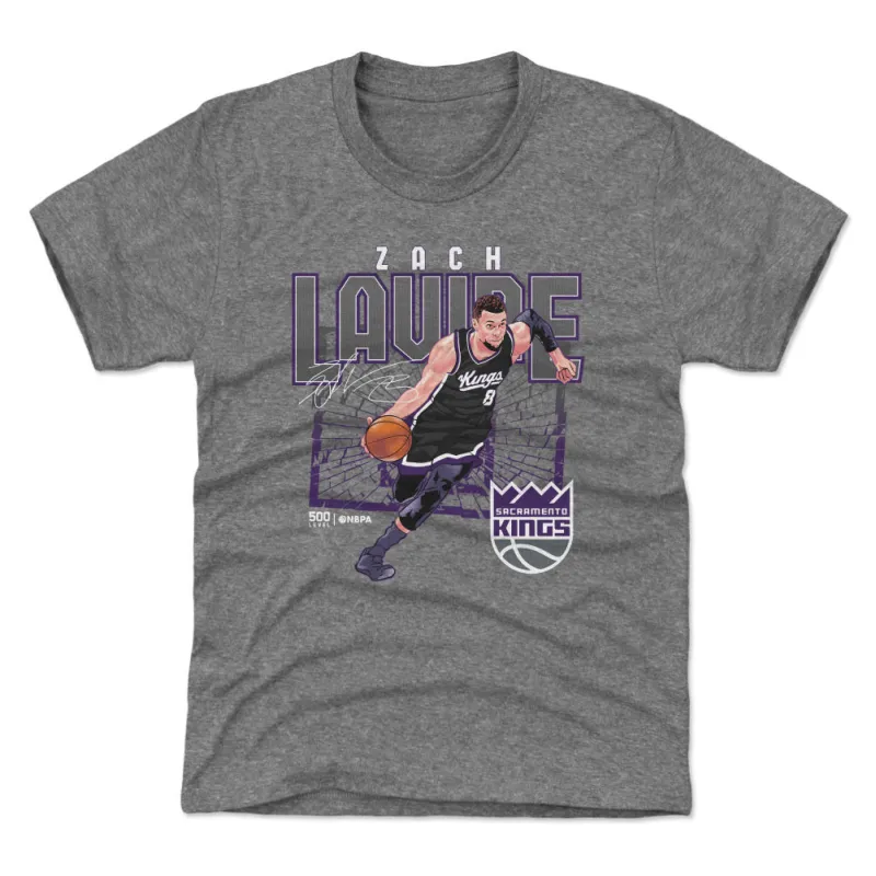 Zach Lavine Sacramento Kings Shattered WHT sold by 500 Level