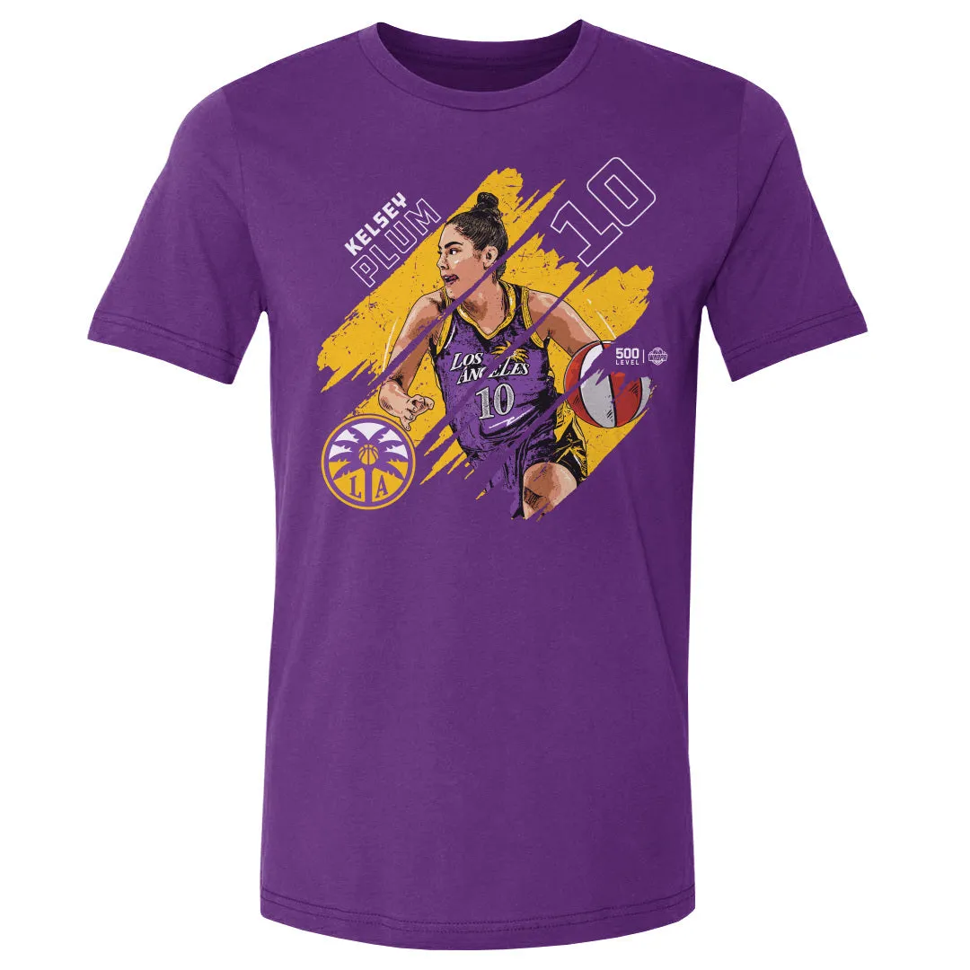 Kelsey Plum Los Angeles Sparks Stripes WHT sold by 500 Level product image thumbnail 3