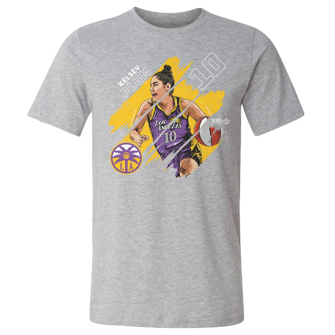 Kelsey Plum Los Angeles Sparks Stripes WHT sold by 500 Level