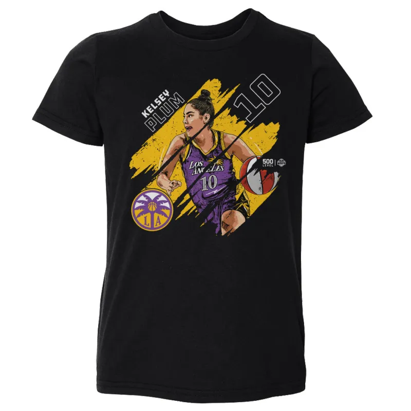 Kelsey Plum Los Angeles Sparks Stripes WHT sold by 500 Level