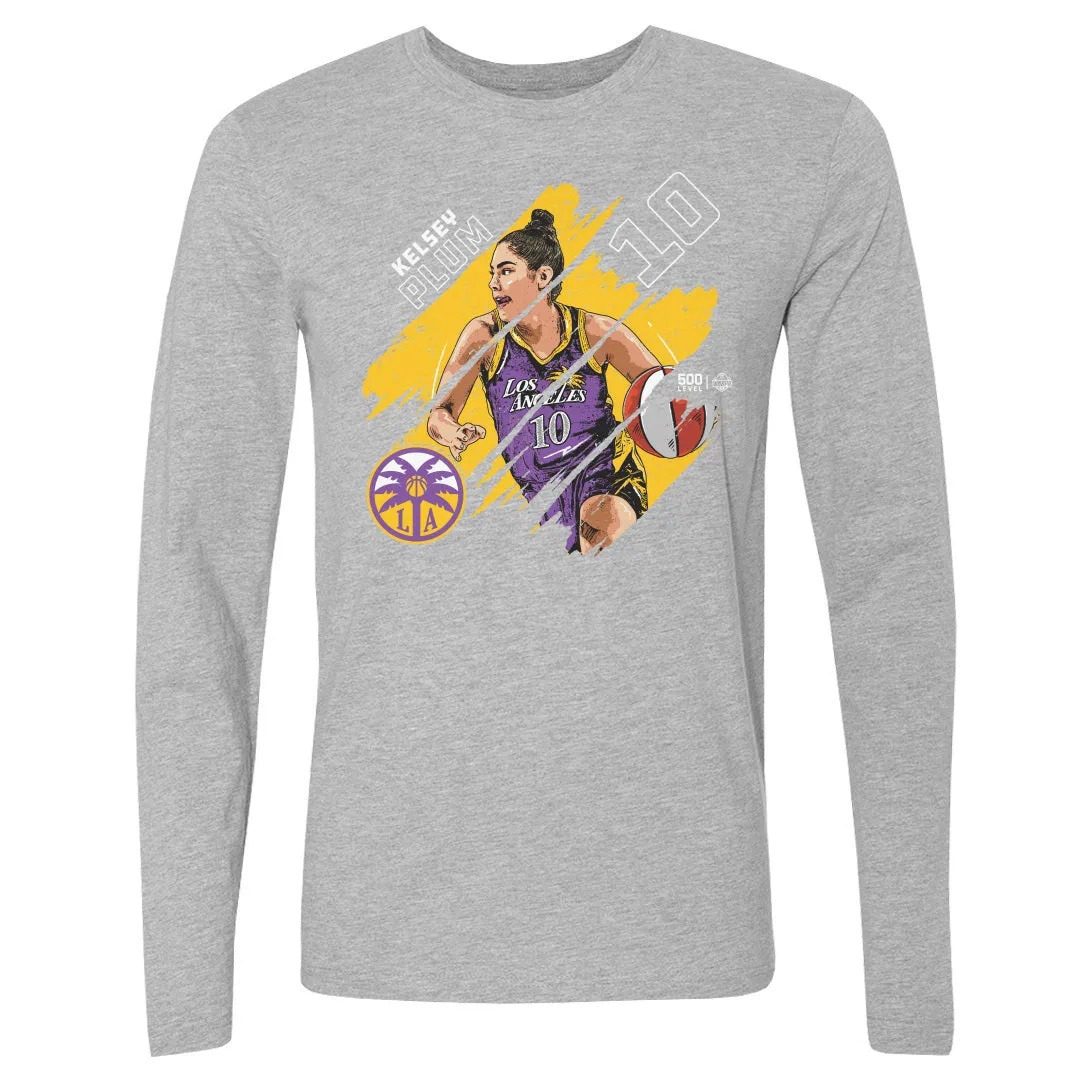 Kelsey Plum Los Angeles Sparks Stripes WHT sold by 500 Level