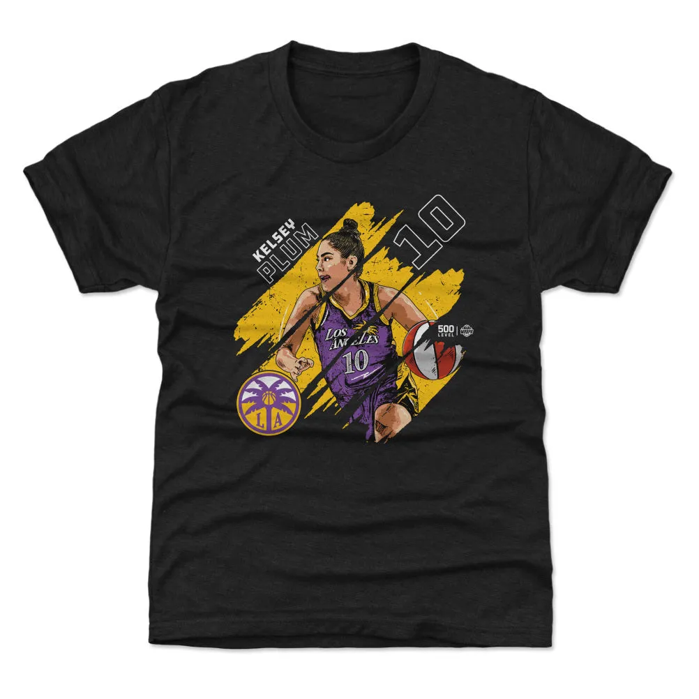 Kelsey Plum Los Angeles Sparks Stripes WHT sold by 500 Level product image thumbnail 3
