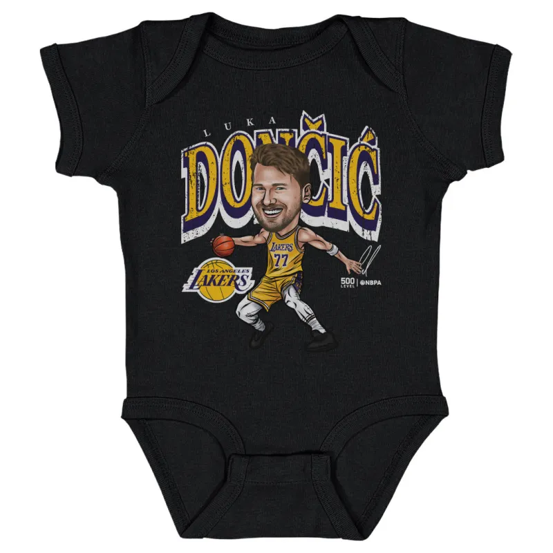 Luka Doncic Los Angeles Lakers Cartoon WHT sold by 500 Level