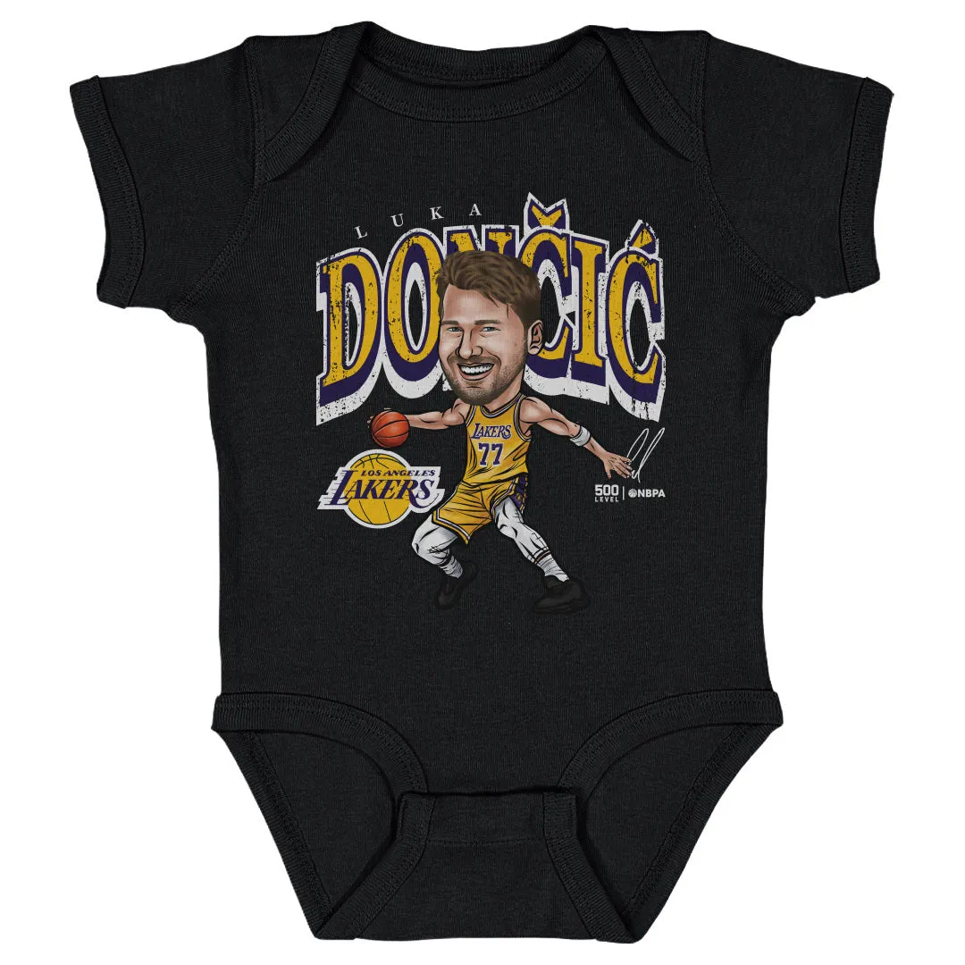 Luka Doncic Los Angeles Lakers Cartoon WHT sold by 500 Level
