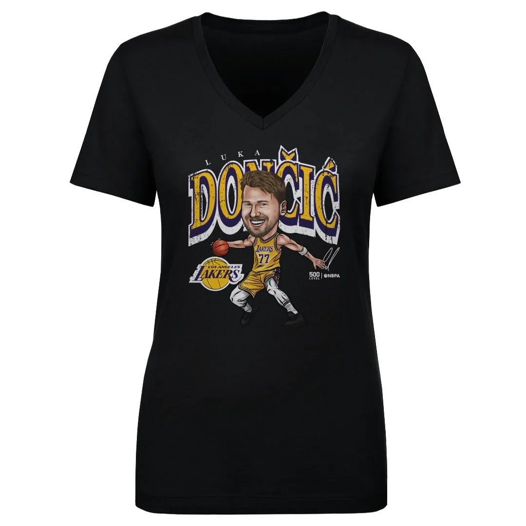 Luka Doncic Los Angeles Lakers Cartoon WHT sold by 500 Level product image thumbnail 3