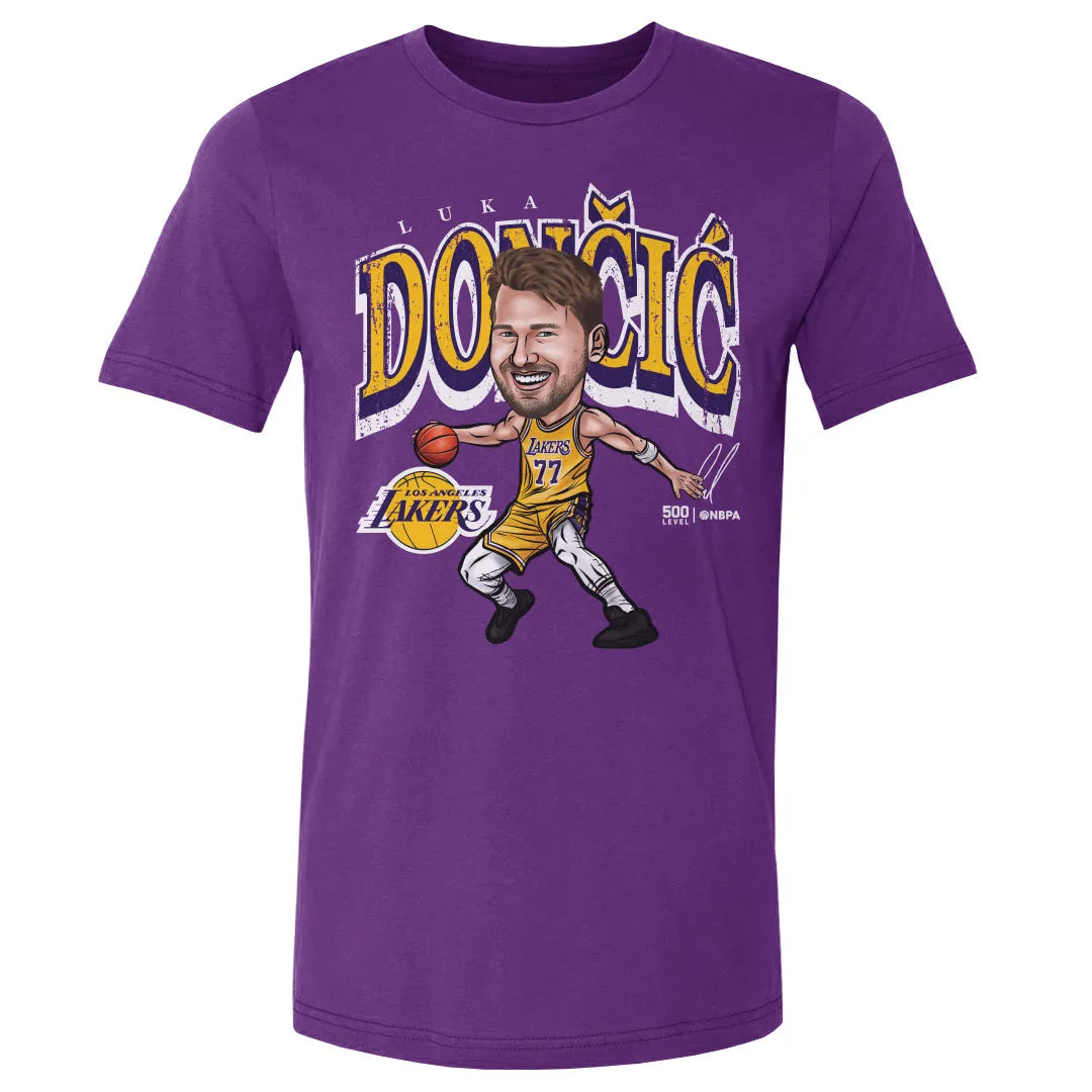 Luka Doncic Los Angeles Lakers Cartoon WHT sold by 500 Level product image thumbnail 4