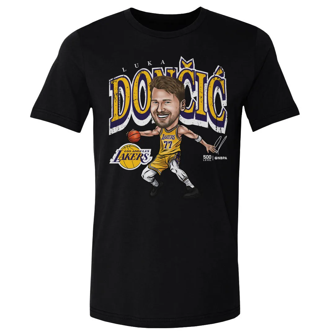 Luka Doncic Los Angeles Lakers Cartoon WHT sold by 500 Level