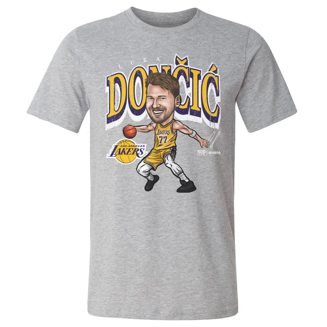Luka Doncic Los Angeles Lakers Cartoon WHT sold by 500 Level product image thumbnail 2