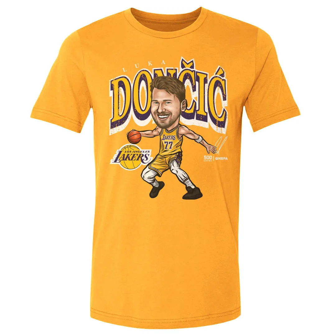 Luka Doncic Los Angeles Lakers Cartoon WHT sold by 500 Level product image thumbnail 3