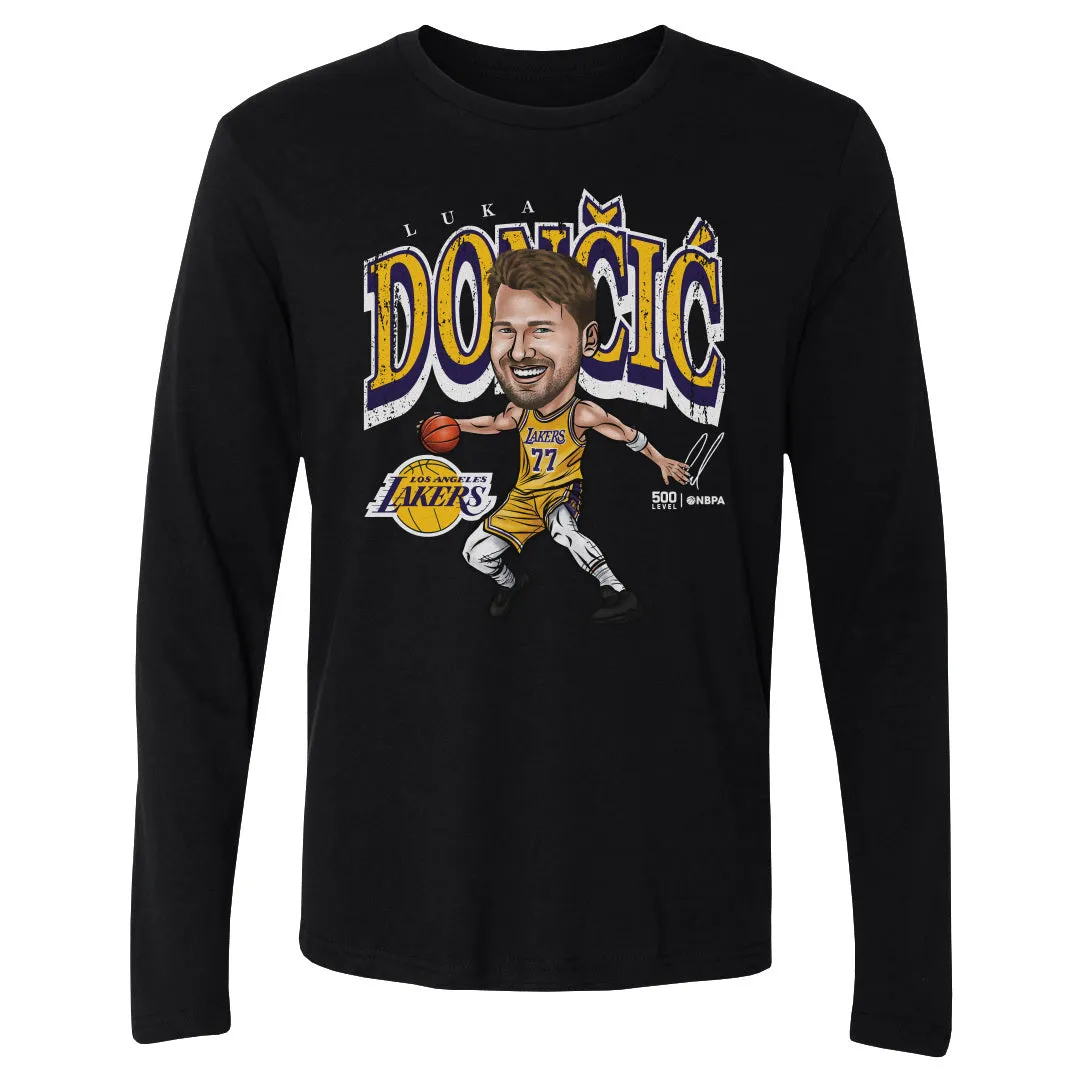 Luka Doncic Los Angeles Lakers Cartoon WHT sold by 500 Level product image thumbnail 2