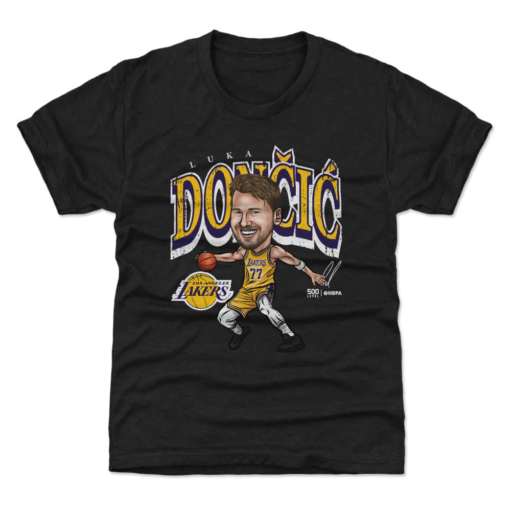 Luka Doncic Los Angeles Lakers Cartoon WHT sold by 500 Level product image thumbnail 2
