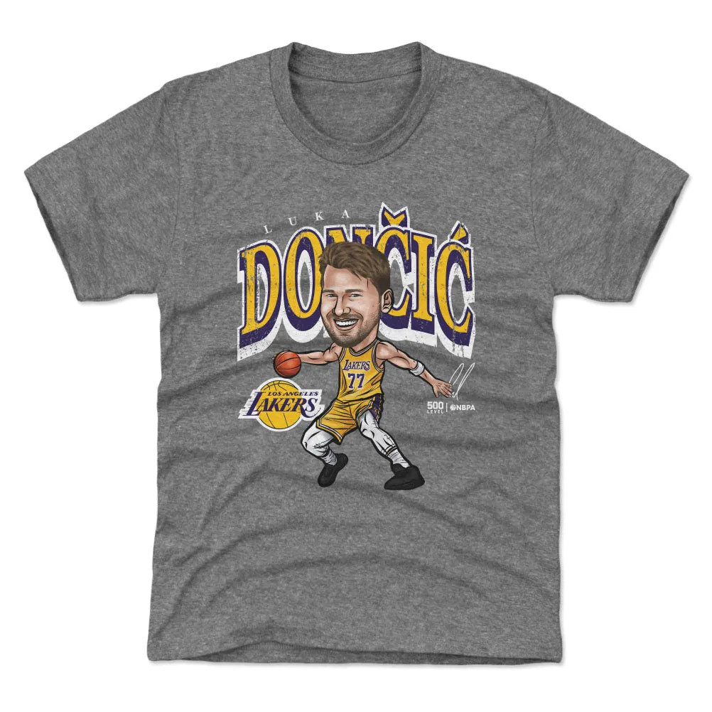 Luka Doncic Los Angeles Lakers Cartoon WHT sold by 500 Level product image thumbnail 3
