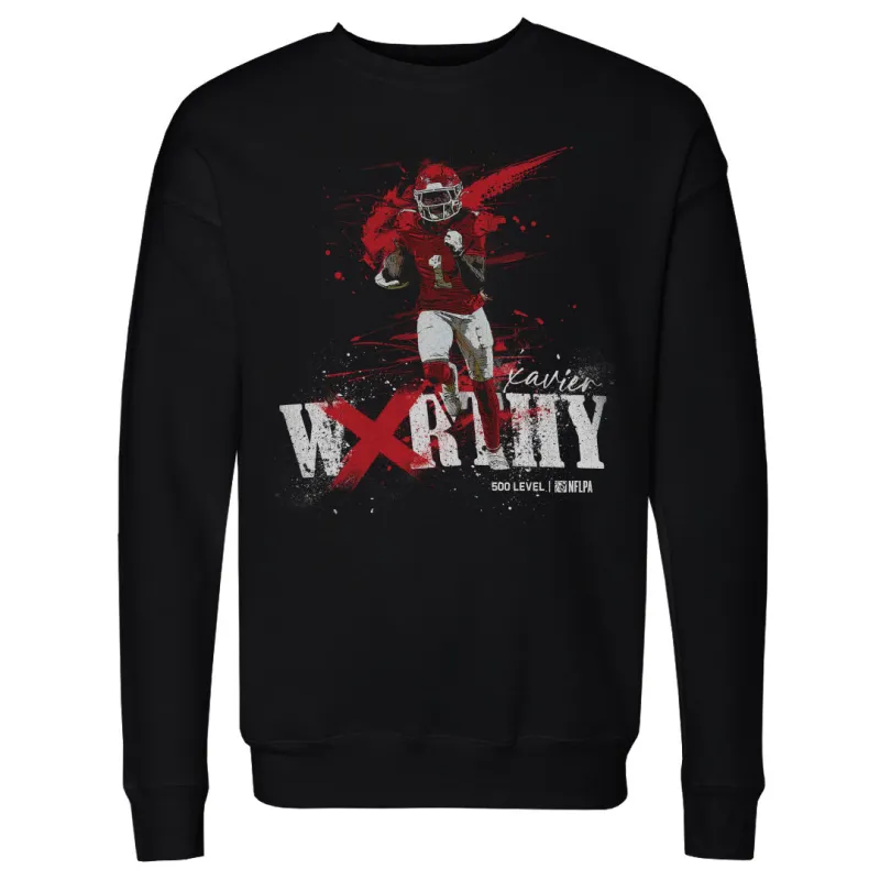 Xavier Worthy Kansas City Splatter WHT sold by 500 Level
