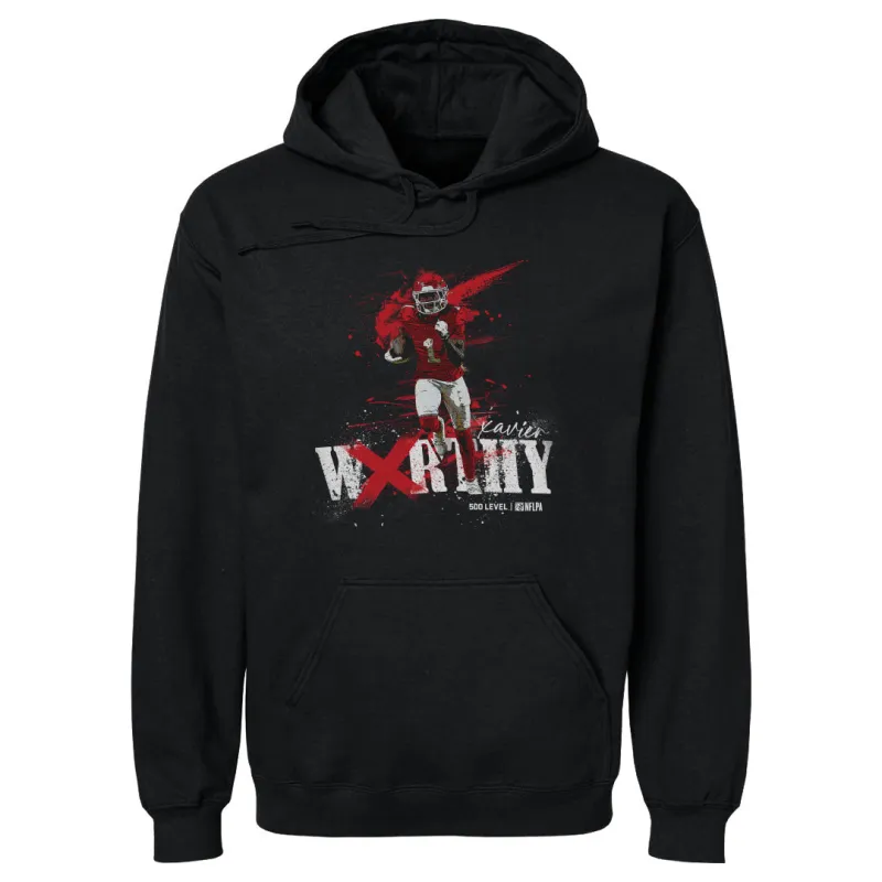 Xavier Worthy Kansas City Splatter WHT sold by 500 Level