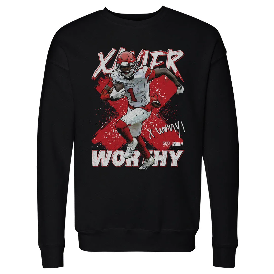Xavier Worthy Kansas City Cross WHT sold by 500 Level product image thumbnail 2