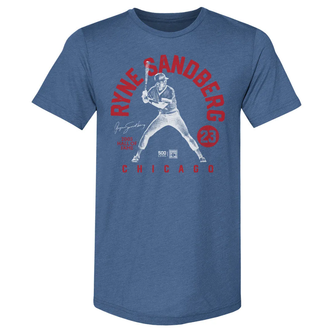 Ryne Sandberg Chicago Retro Arc WHT sold by 500 Level