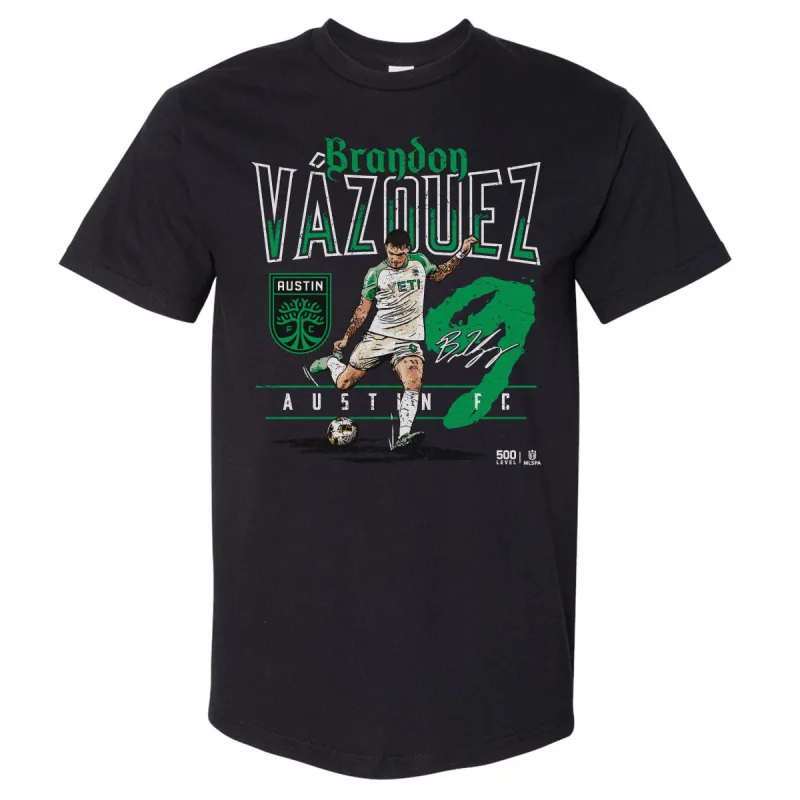 Brandon Vazquez Austin FC Feature WHT sold by 500 Level