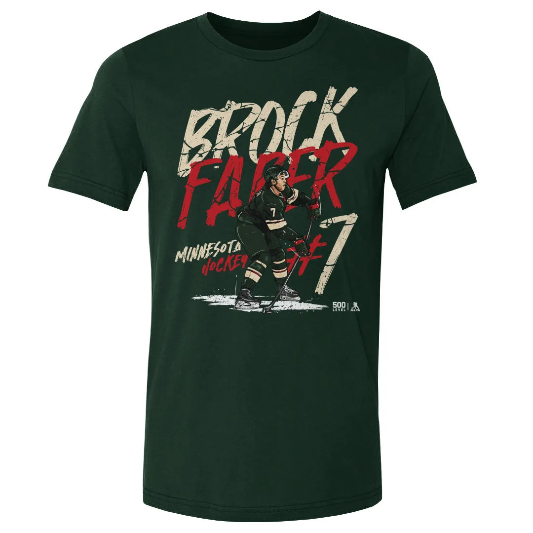 Brock Faber Minnesota Player Name WHT sold by 500 Level product image thumbnail 2