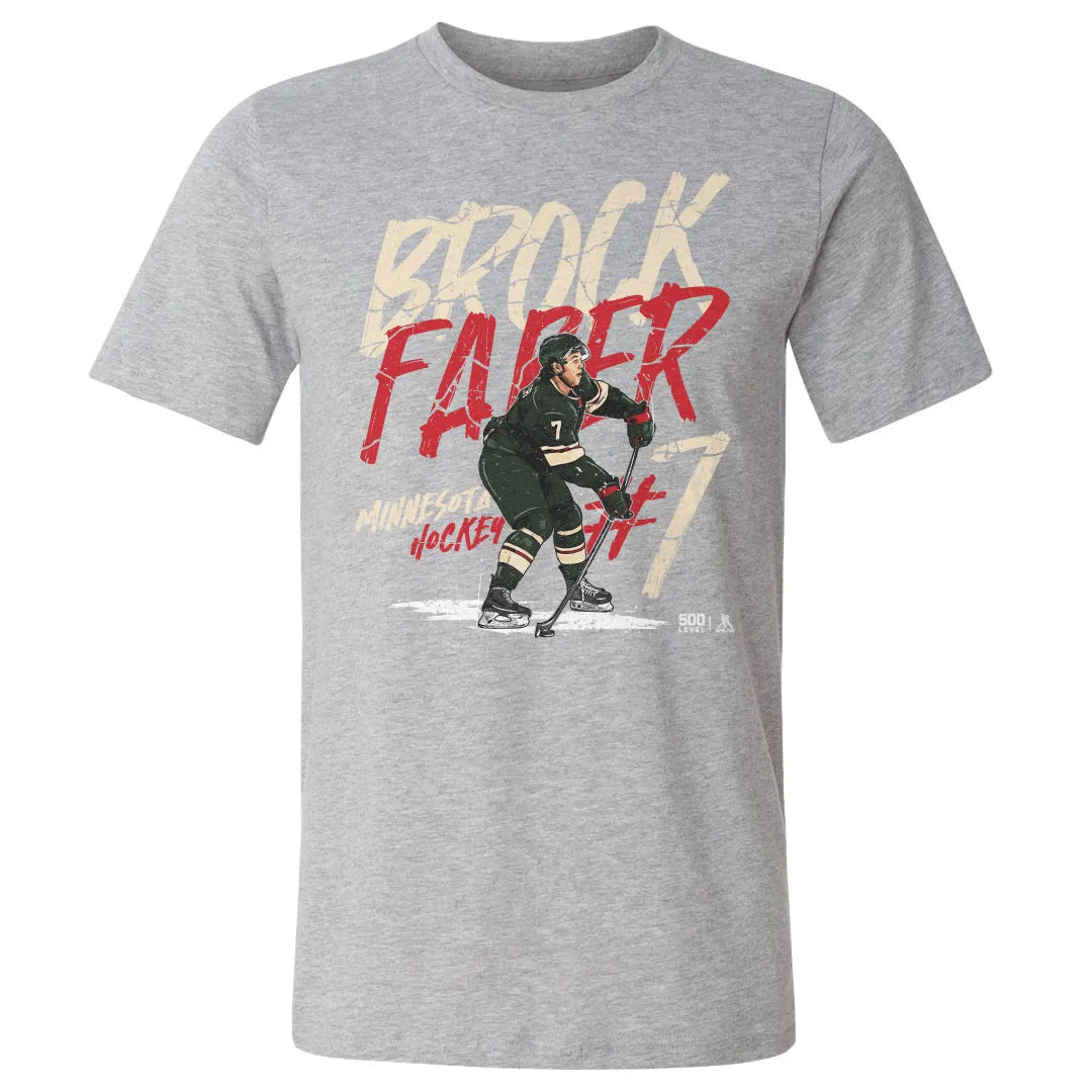 Brock Faber Minnesota Player Name WHT sold by 500 Level product image thumbnail 3