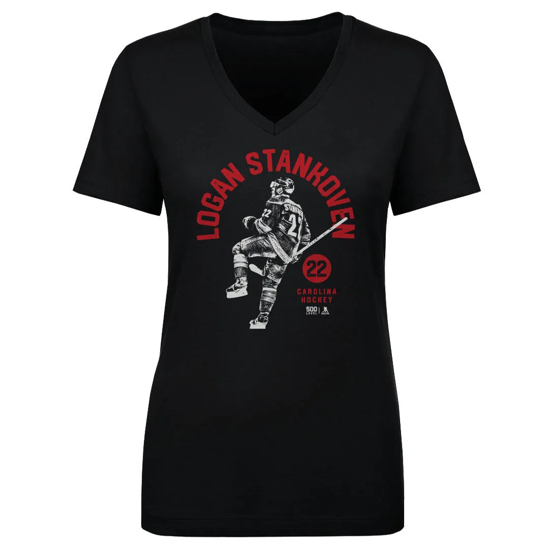 Logan Stankoven Carolina Retro Arc WHT sold by 500 Level