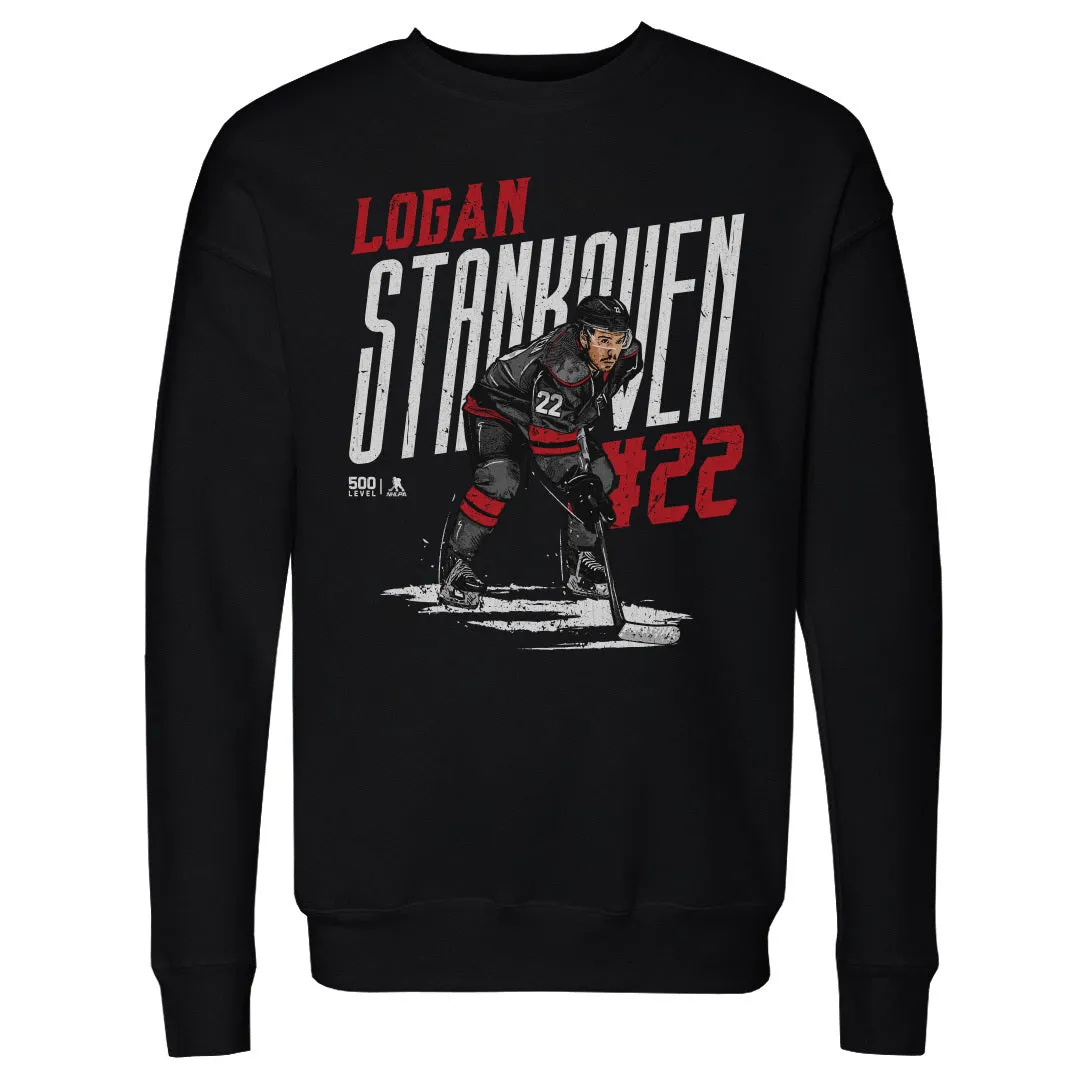 Logan Stankoven Carolina Player Name WHT sold by 500 Level product image thumbnail 2