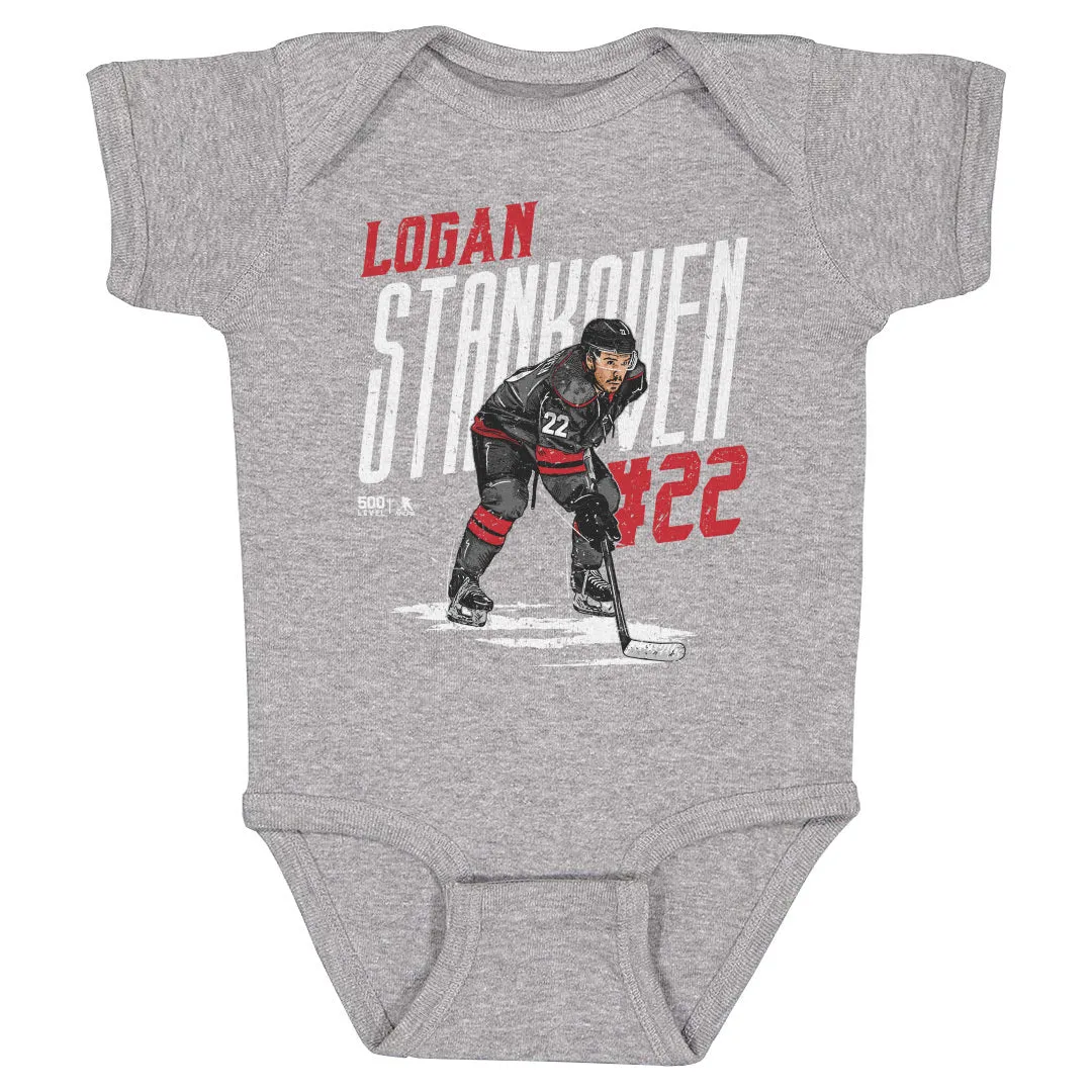 Logan Stankoven Carolina Player Name WHT sold by 500 Level product image thumbnail 2