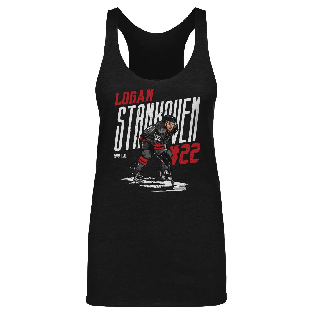 Logan Stankoven Carolina Player Name WHT sold by 500 Level product image thumbnail 2