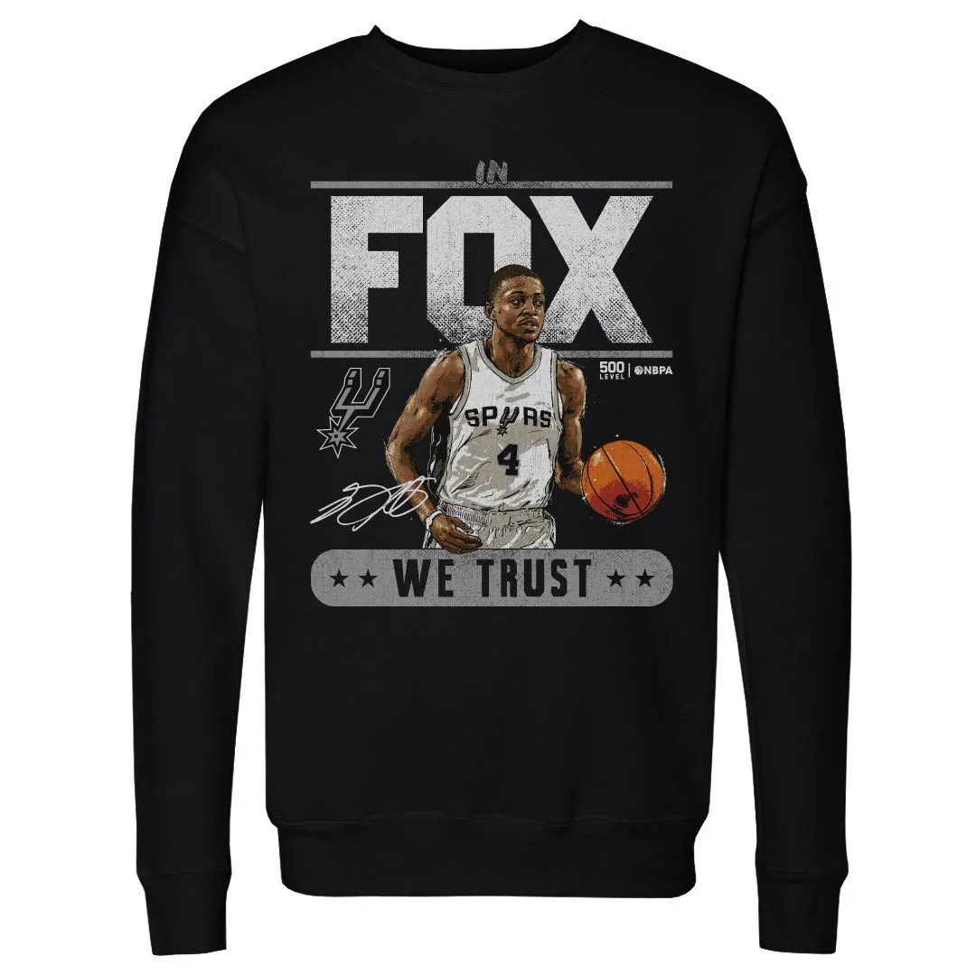 De'Aaron Fox San Antonio Spurs Trust WHT sold by 500 Level