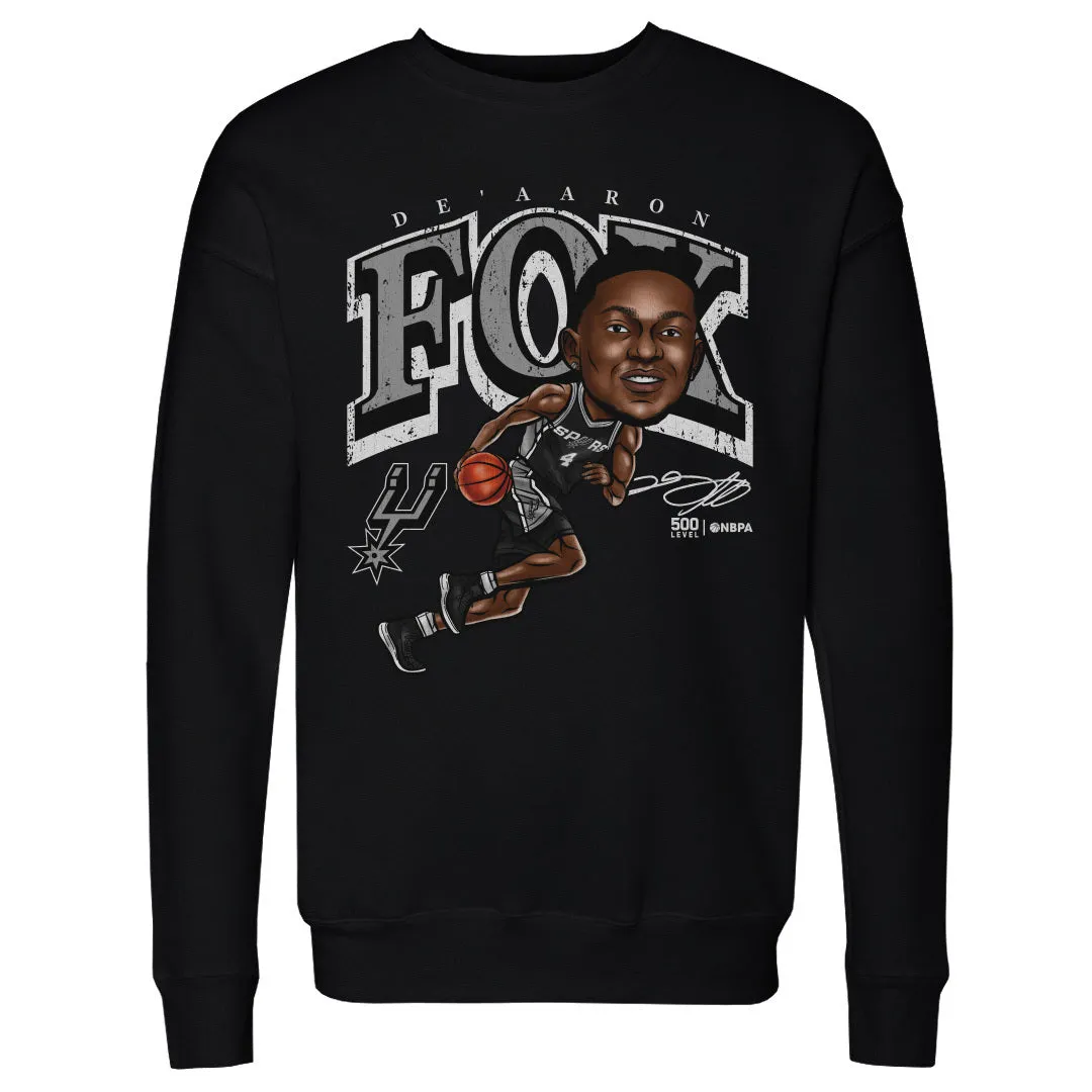 De'Aaron Fox San Antonio Spurs Cartoon WHT sold by 500 Level product image thumbnail 2